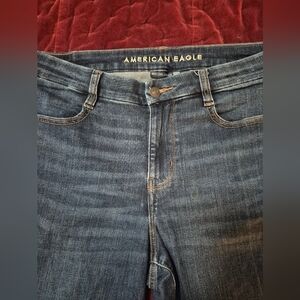 American Eagle Curvy High Rise Jeggings - Dark Blue